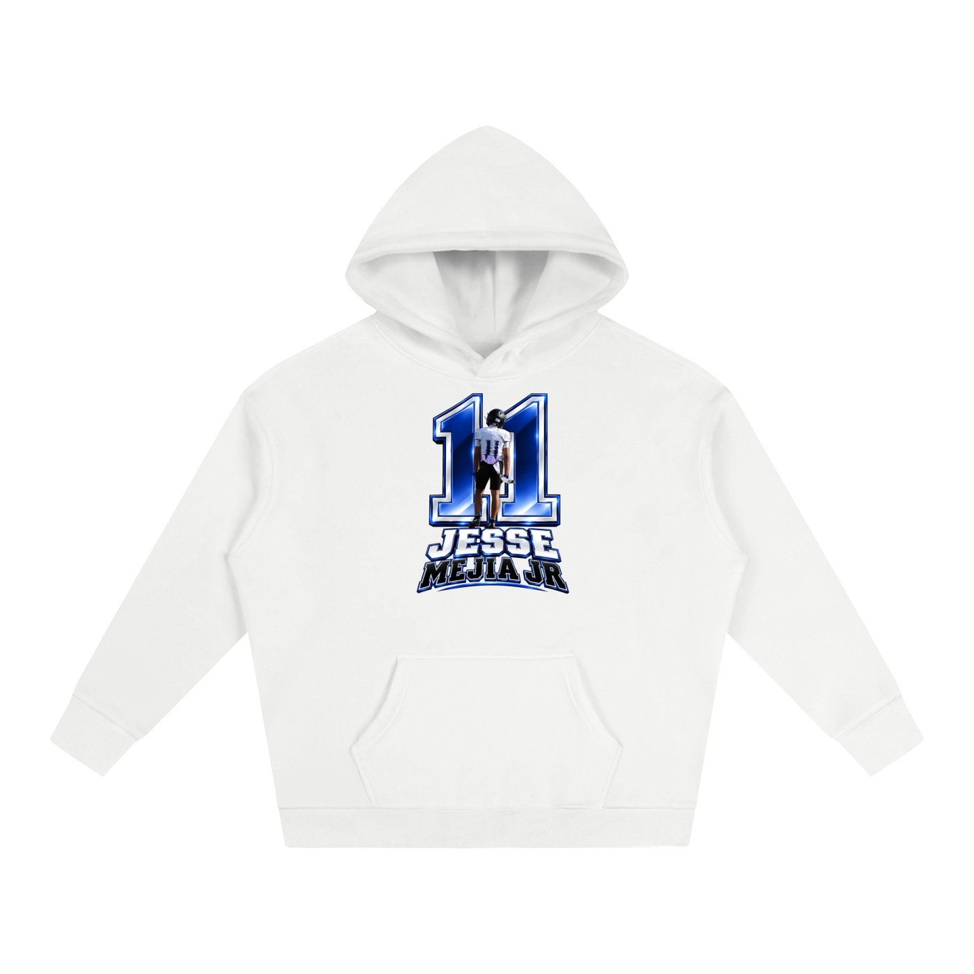 Jesse Mejia Jr  Oversize Fleeced Hoodie - Image 2