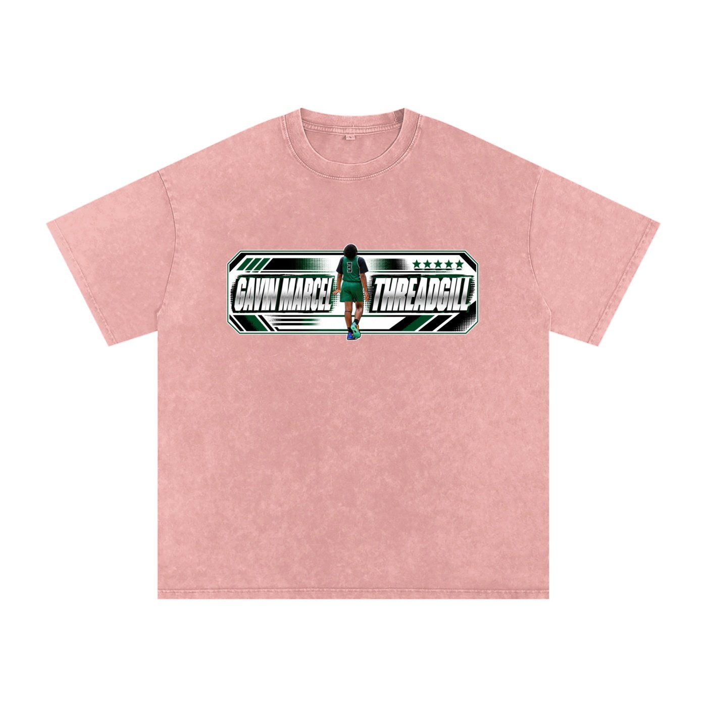 Gavin Marcel Threadgill  Snow Washed Oversized TEE - Image 5