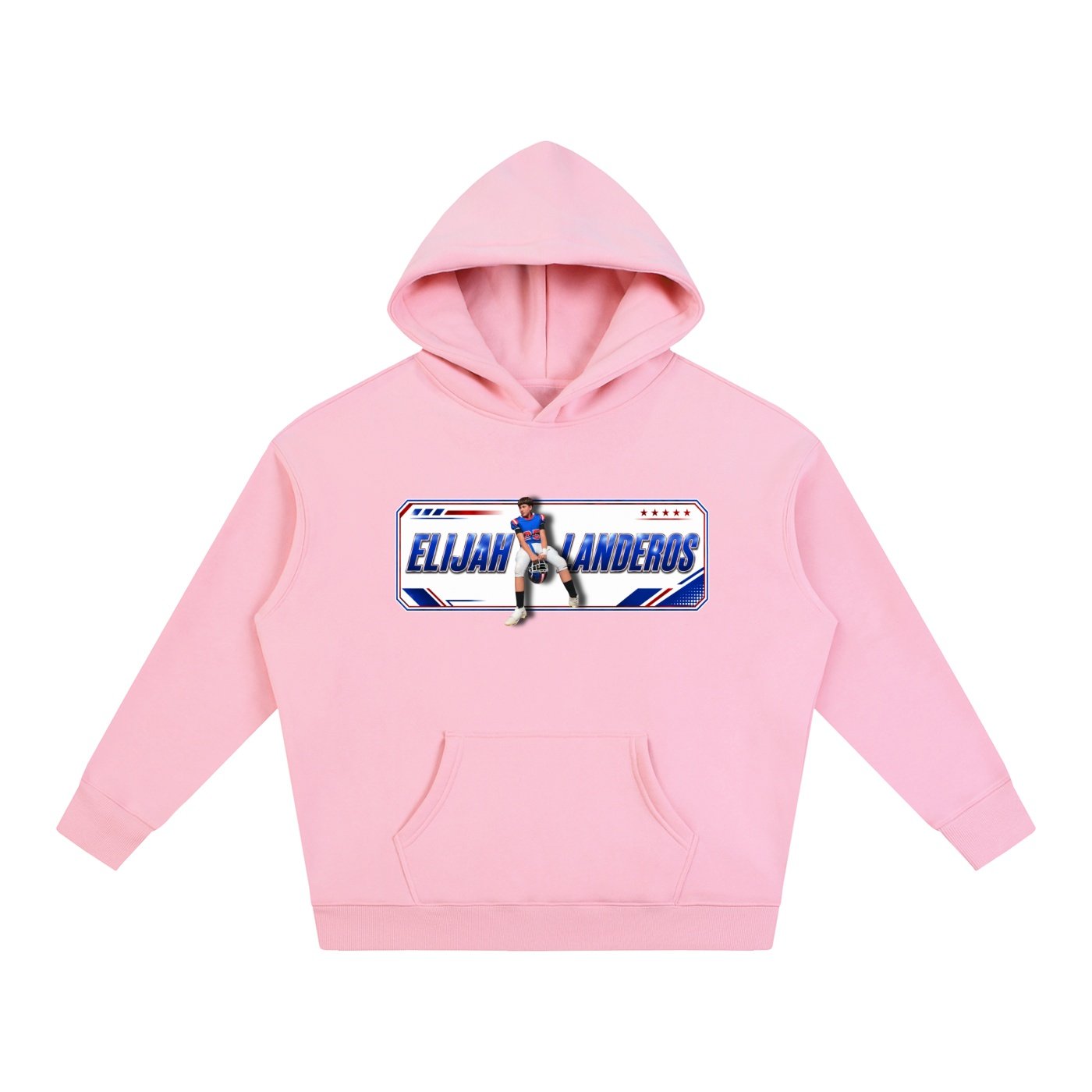 Elijah Landeros Oversize Fleeced Hoodie - Image 5