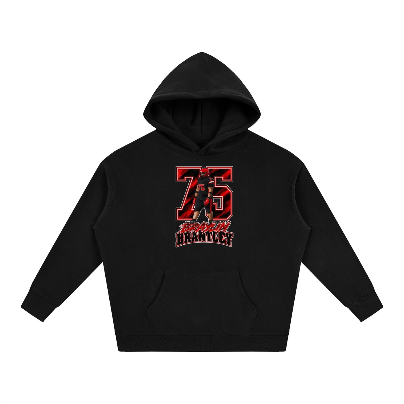 Braylin Brantley Oversize Fleeced Hoodie - Image 1
