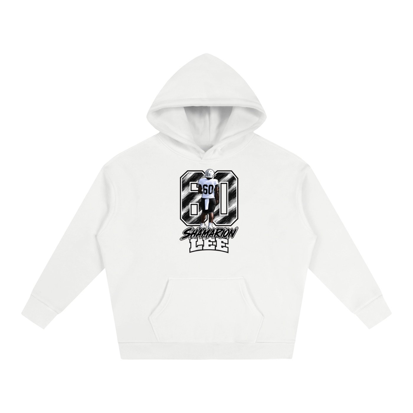 Shamarion Lee Oversize Fleeced Hoodie - Image 2