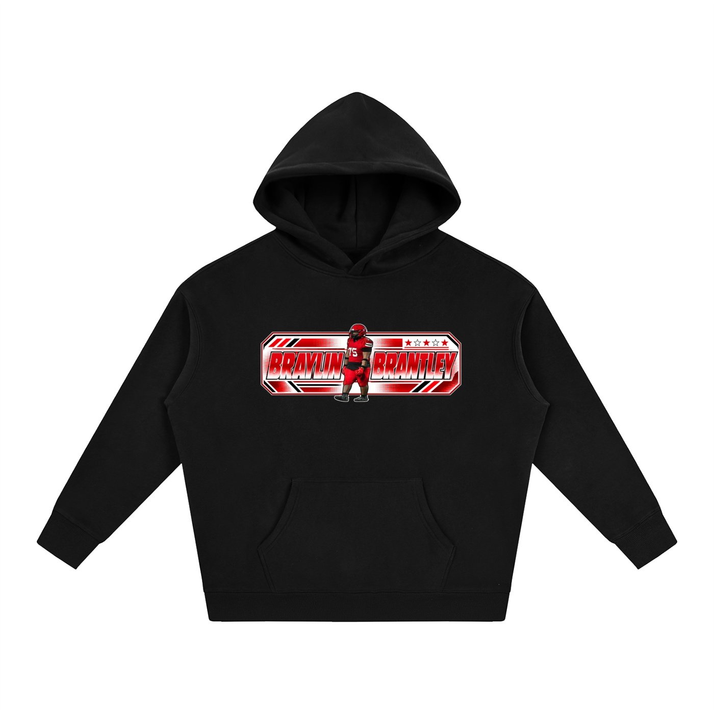 Braylin Brantley Oversize Fleeced Hoodie - Image 1