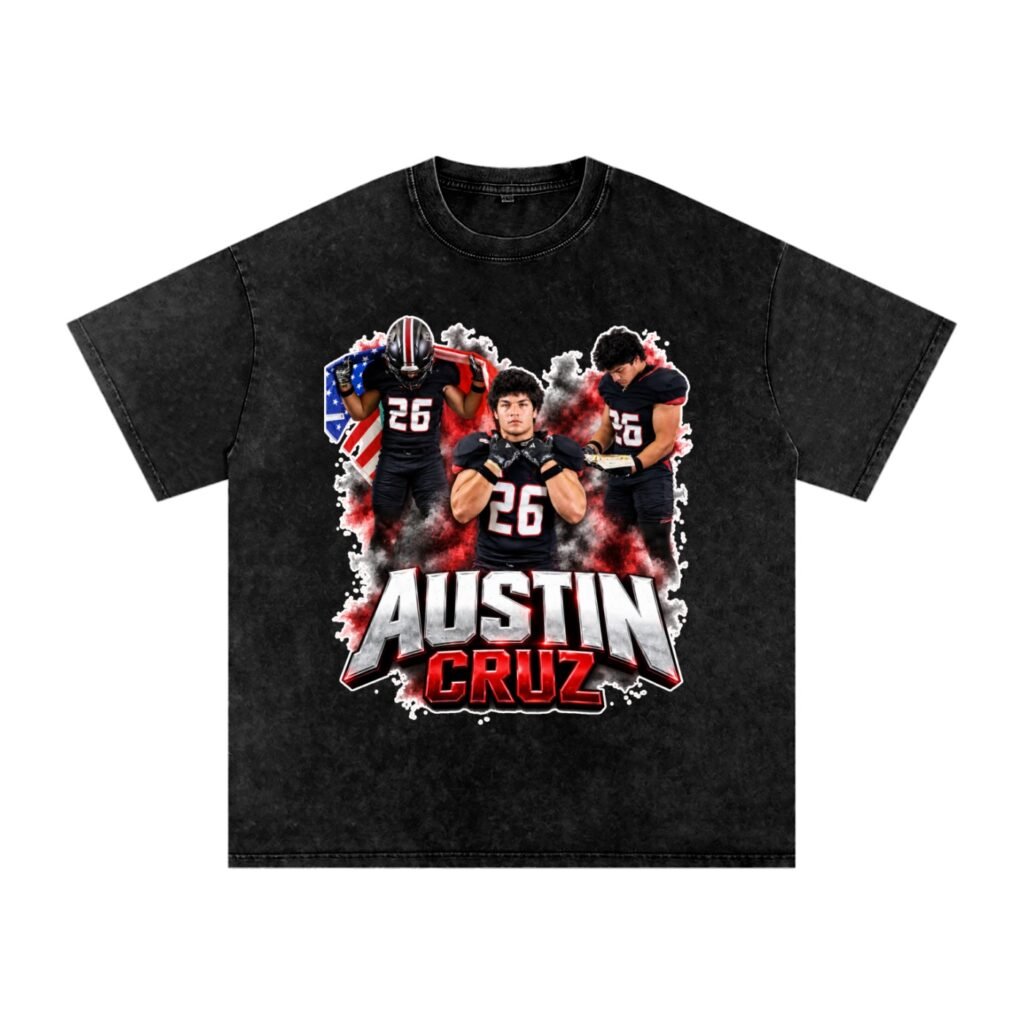 Austin Cruz Snow Washed Oversized TEE