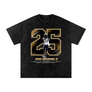 Edwin summerour jr Snow Washed Oversized TEE - Image 1