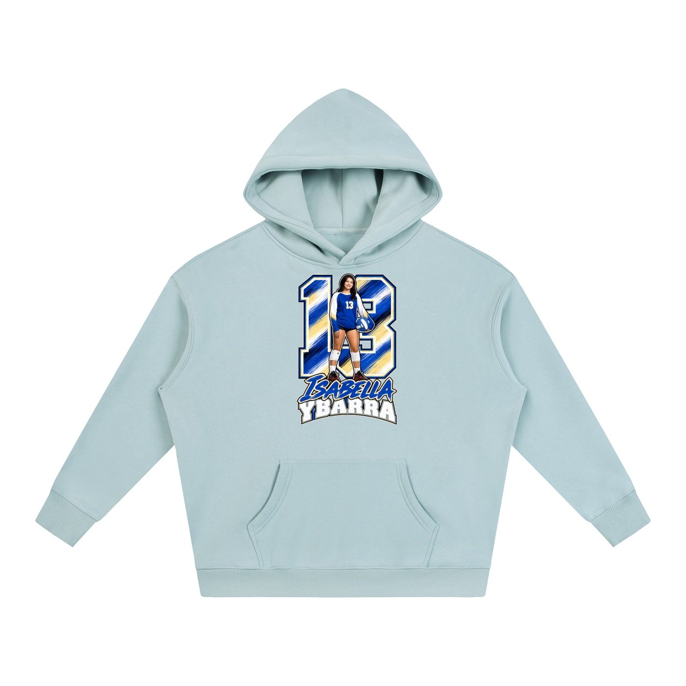 Isabella Ybarra  Oversize Fleeced Hoodie - Image 3