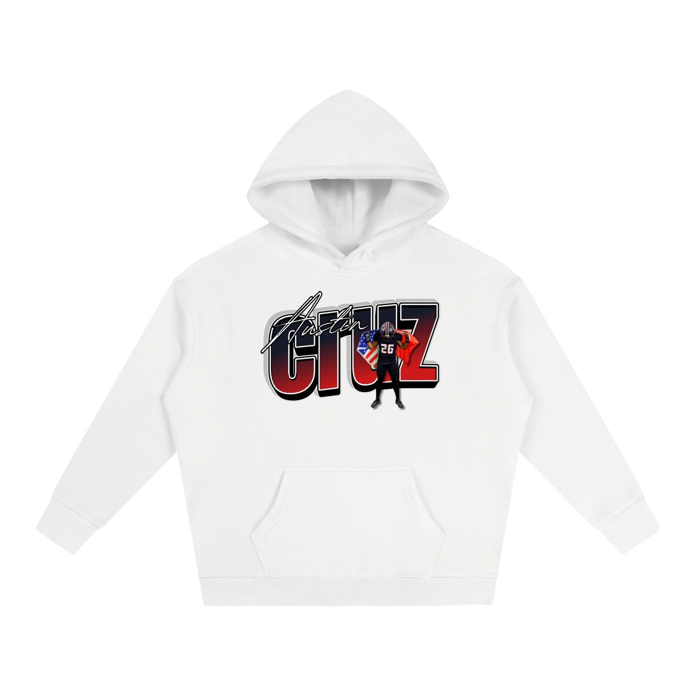 Austin Cruz Oversize Fleeced Hoodie - Image 2