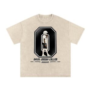 Amias Jordan collier Snow Washed Oversized TEE - Image 2