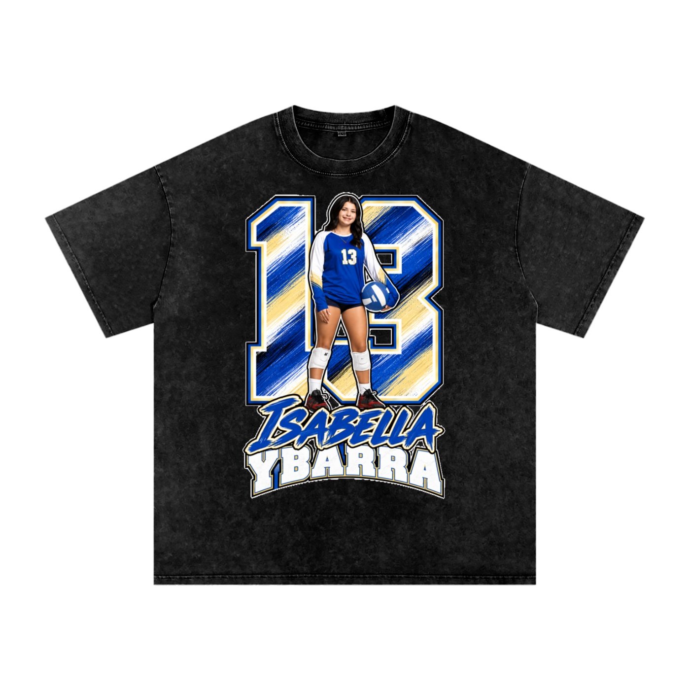 Isabella Ybarra Snow Washed Oversized TEE - Image 1