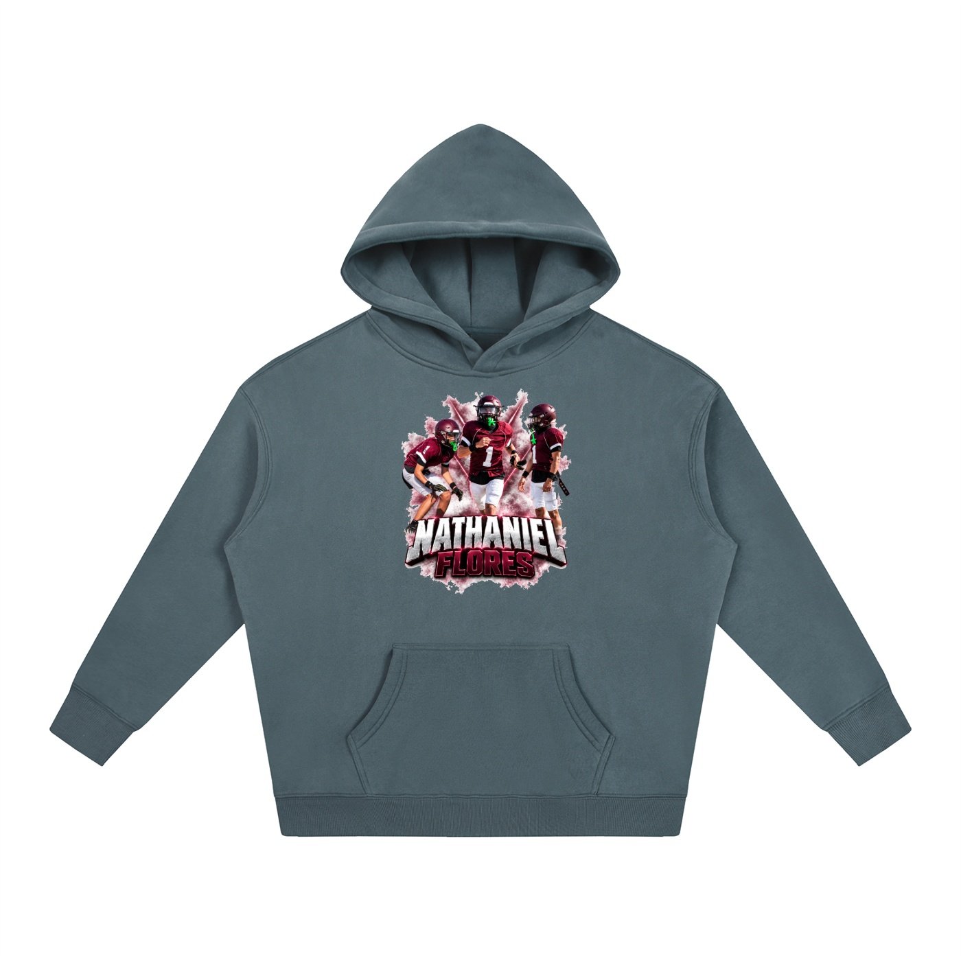 Nathaniel Flores Oversize Fleeced Hoodie - Image 4