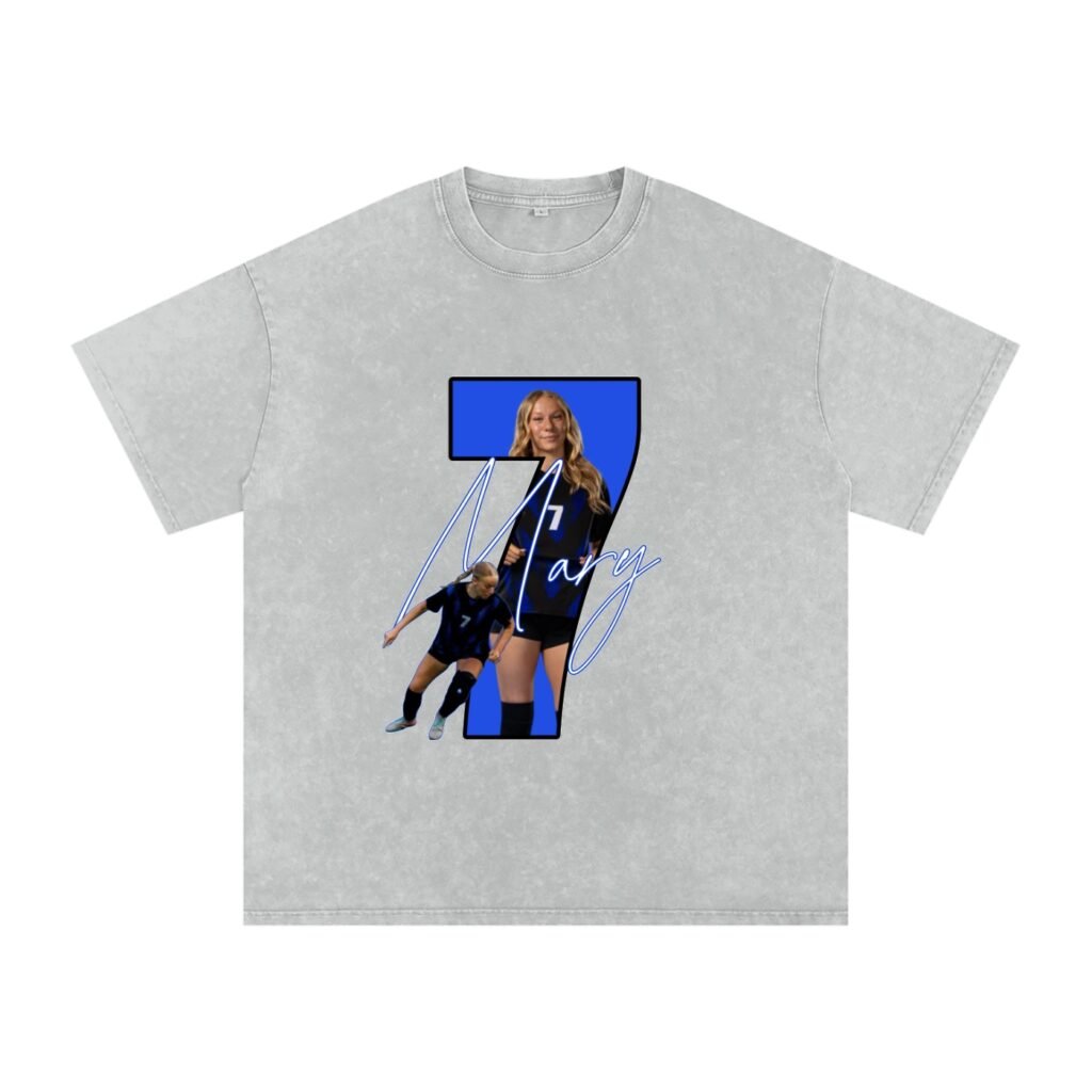 Mary Webb Snow Washed Oversized TEE