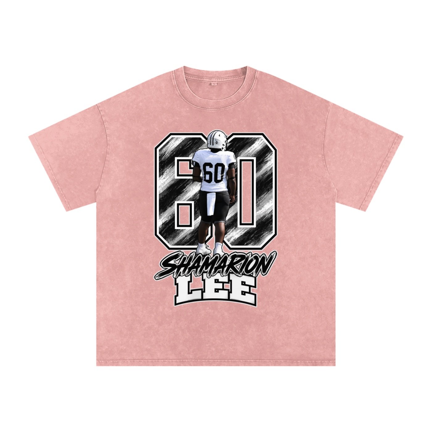 Shamarion Lee Snow Washed Oversized TEE - Image 5