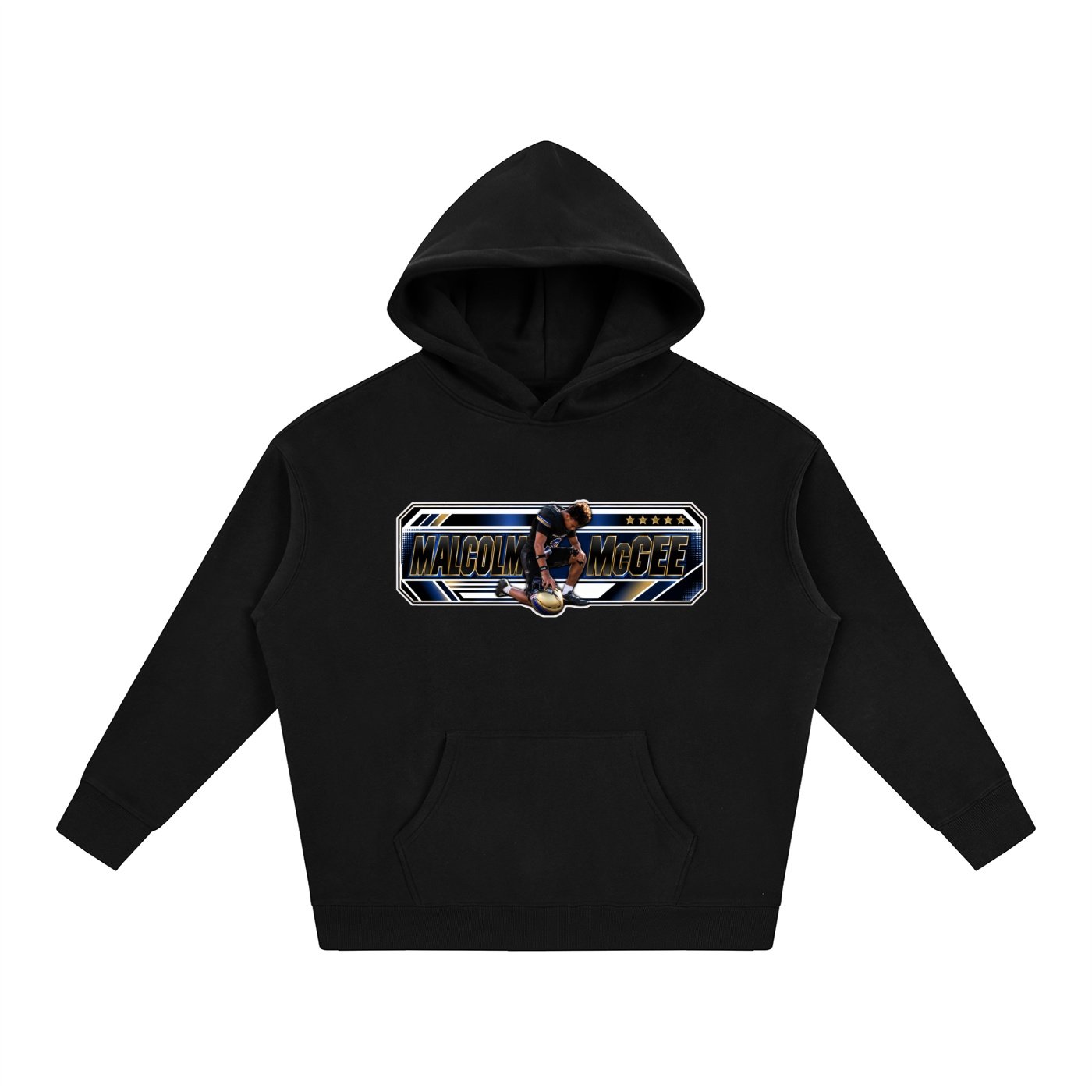 Malcolm McGee Oversize Fleeced Hoodie - Image 1