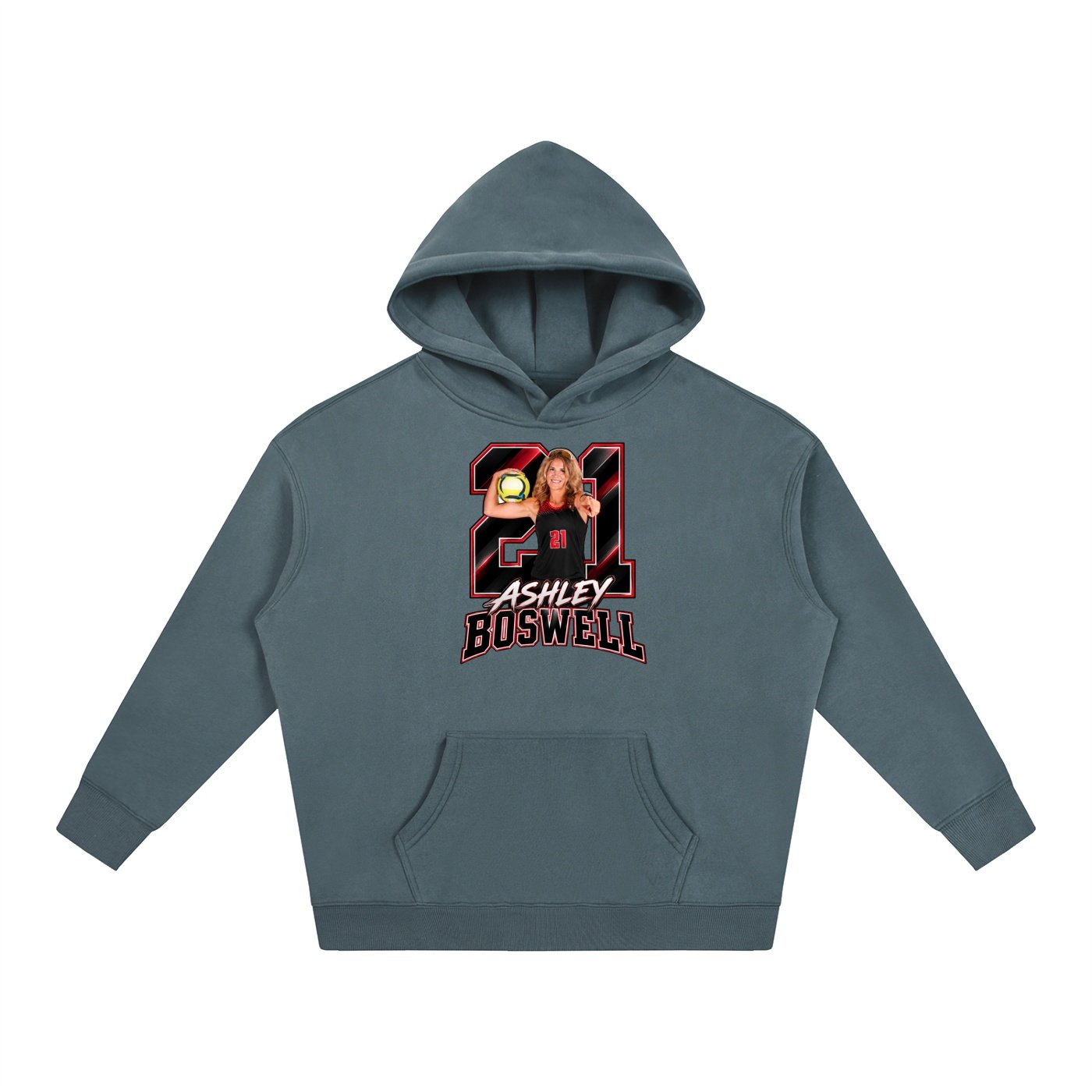Ashley Boswell Oversize Fleeced Hoodie - Image 4