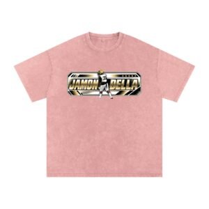 Jamon Della  Snow Washed Oversized TEE - Image 5