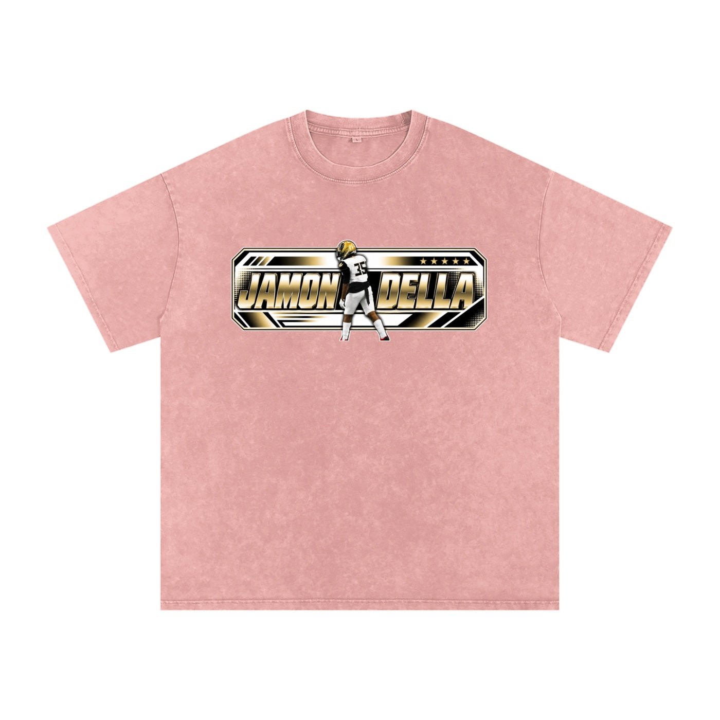 Jamon Della  Snow Washed Oversized TEE - Image 5