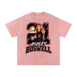 Ashley Boswell Snow Washed Oversized TEE - Image 5