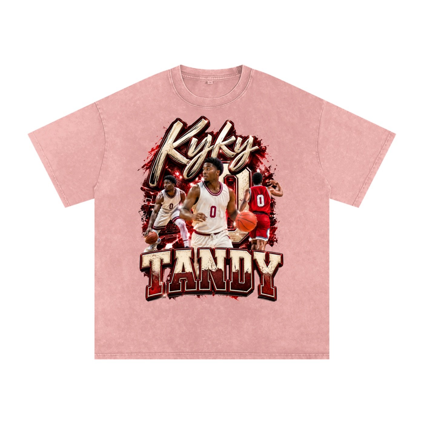 Kyky Tandy  Snow Washed Oversized TEE - Image 5
