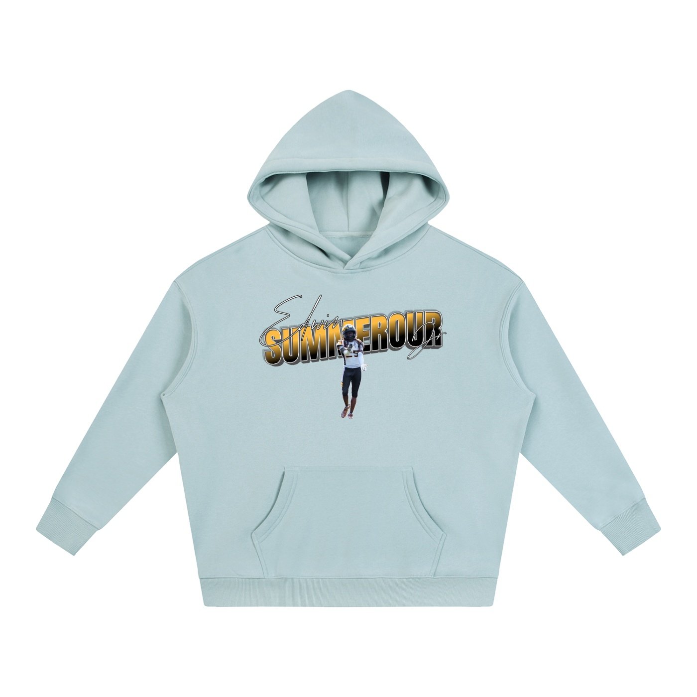Edwin summerour jr Oversize Fleeced Hoodie - Image 3