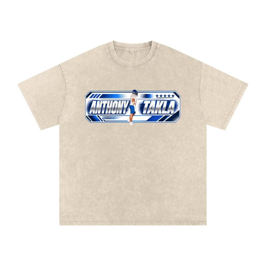 Anthony Takla Snow Washed Oversized TEE