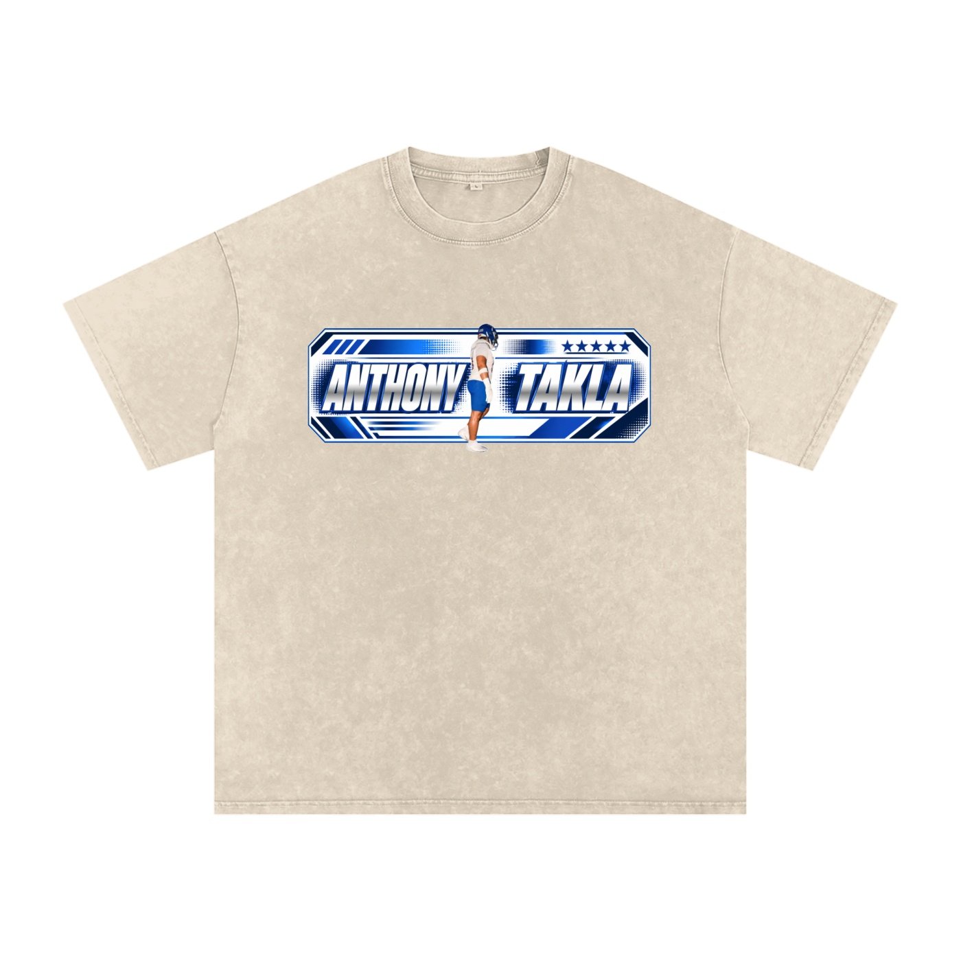 Anthony Takla Snow Washed Oversized TEE - Image 2