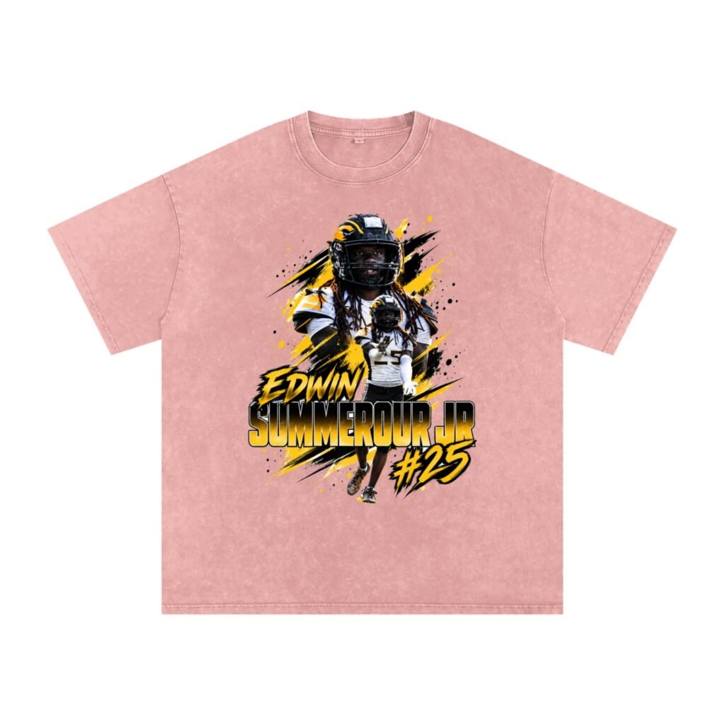 Edwin summerour jr Snow Washed Oversized TEE