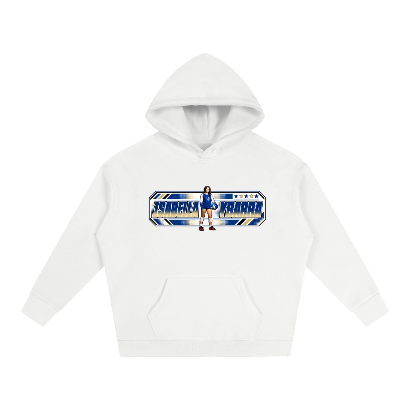 Isabella Ybarra  Oversize Fleeced Hoodie - Image 2