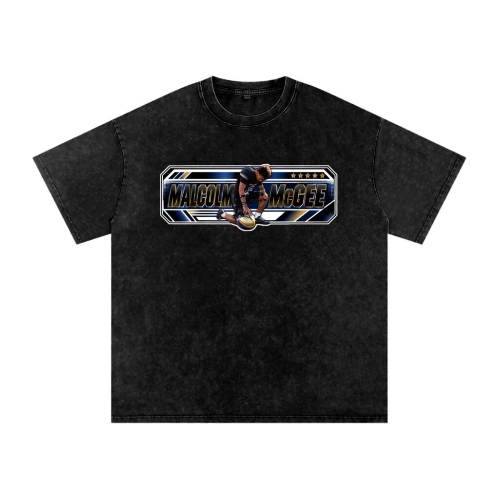 Malcolm McGee Snow Washed Oversized TEE