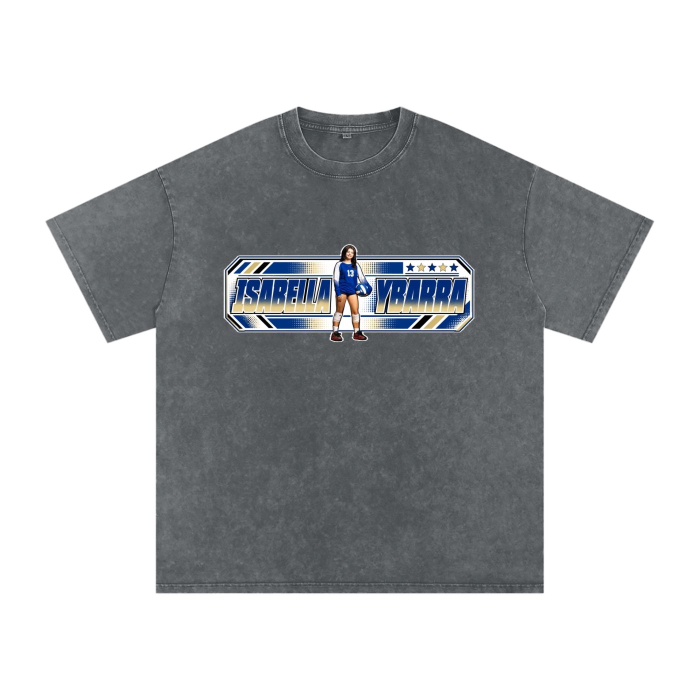 Isabella Ybarra Snow Washed Oversized TEE - Image 4