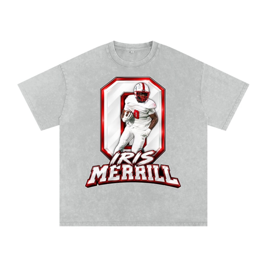 Iris Merrill Snow Washed Oversized TEE