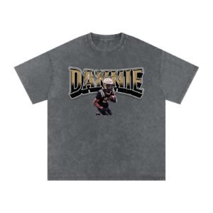 Dannie Johnson jr Snow Washed Oversized TEE - Image 4