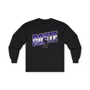 Donte Porter ll Unisex Cotton Long Sleeve Tee - Image 1