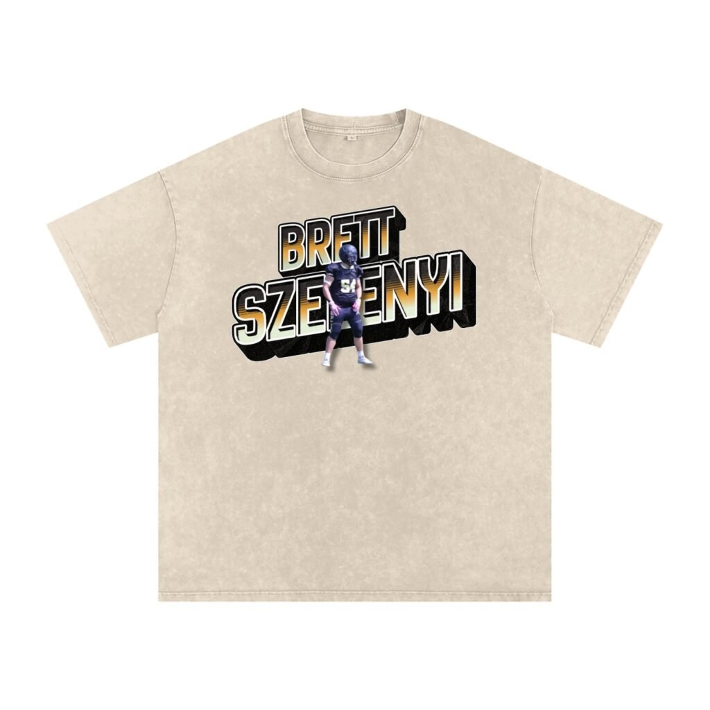 brett szelenyi Snow Washed Oversized TEE