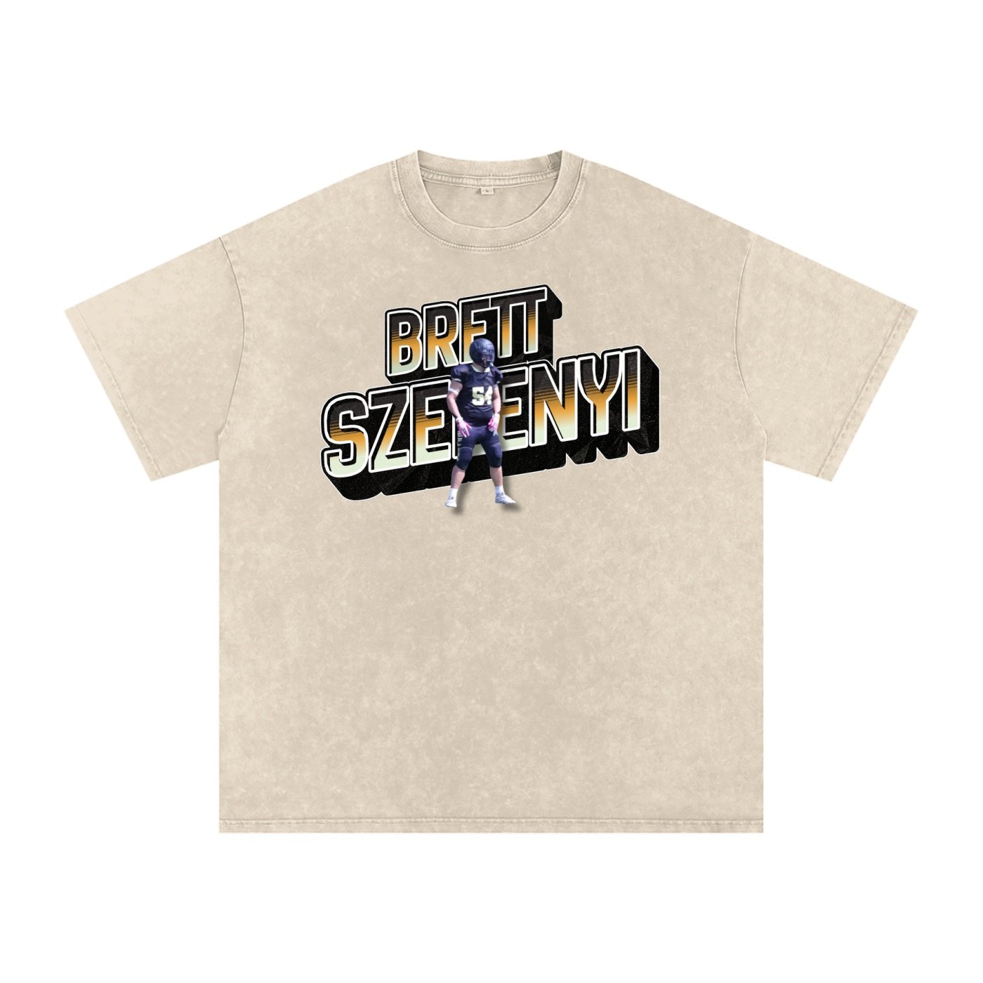 brett szelenyi Snow Washed Oversized TEE - Image 2