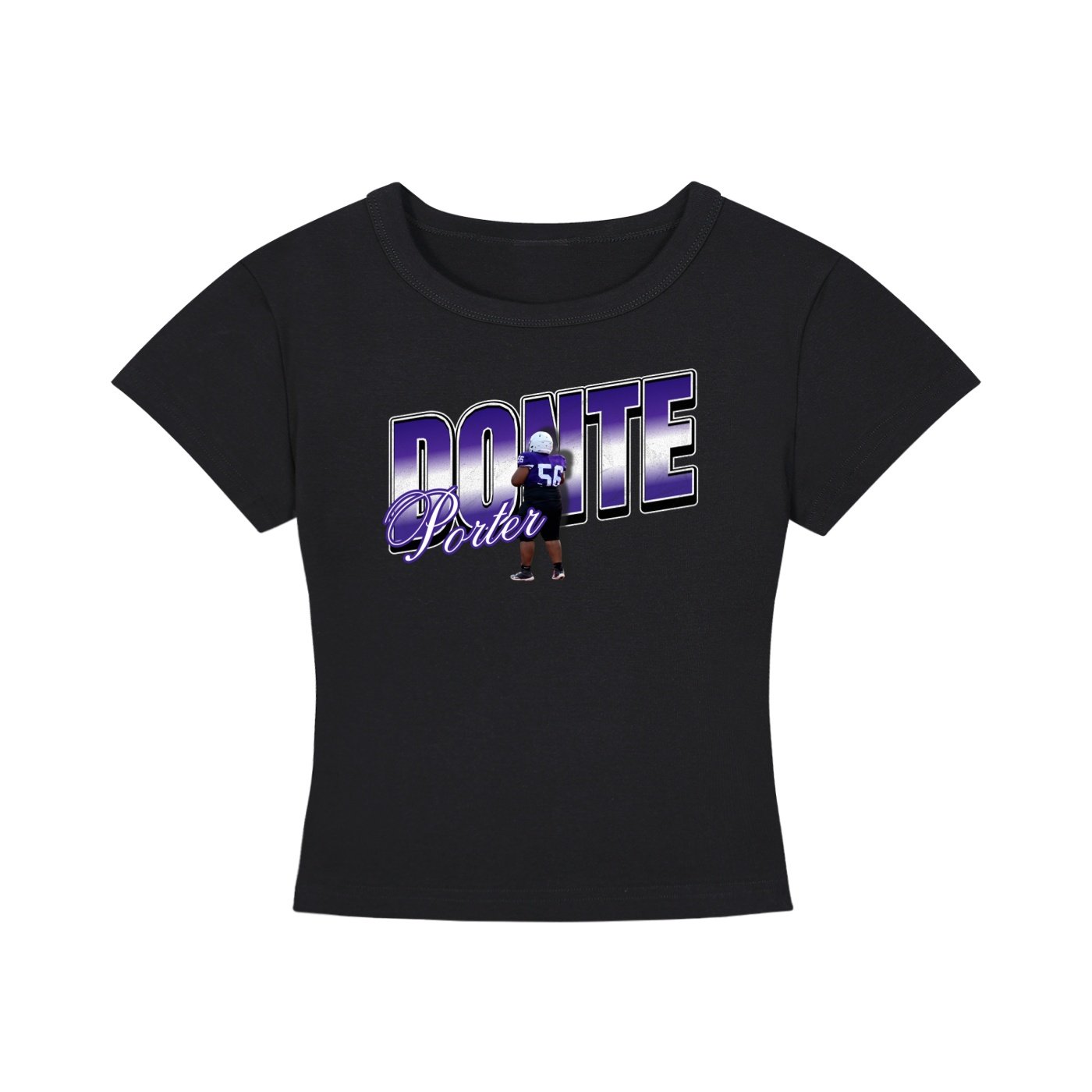 Donte Porter ll  Women's CropTop - Image 1