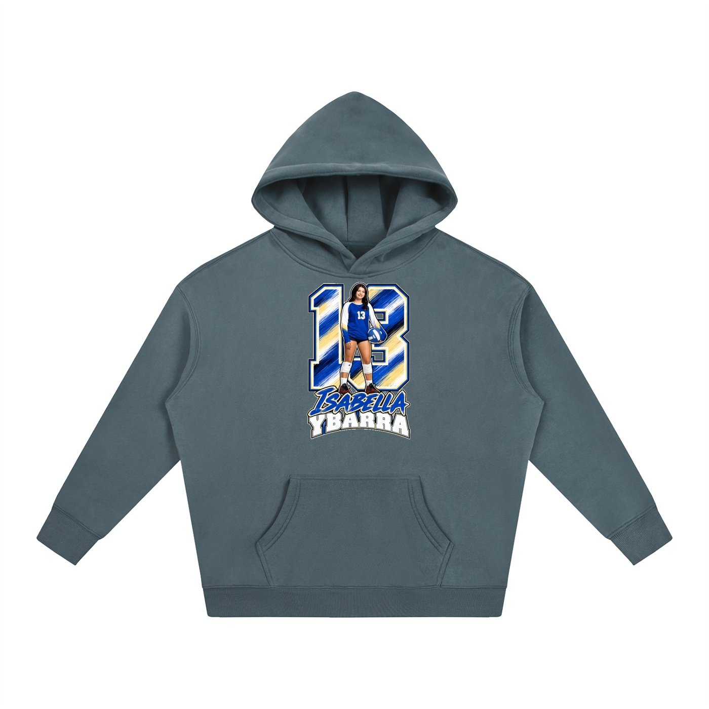 Isabella Ybarra  Oversize Fleeced Hoodie - Image 4