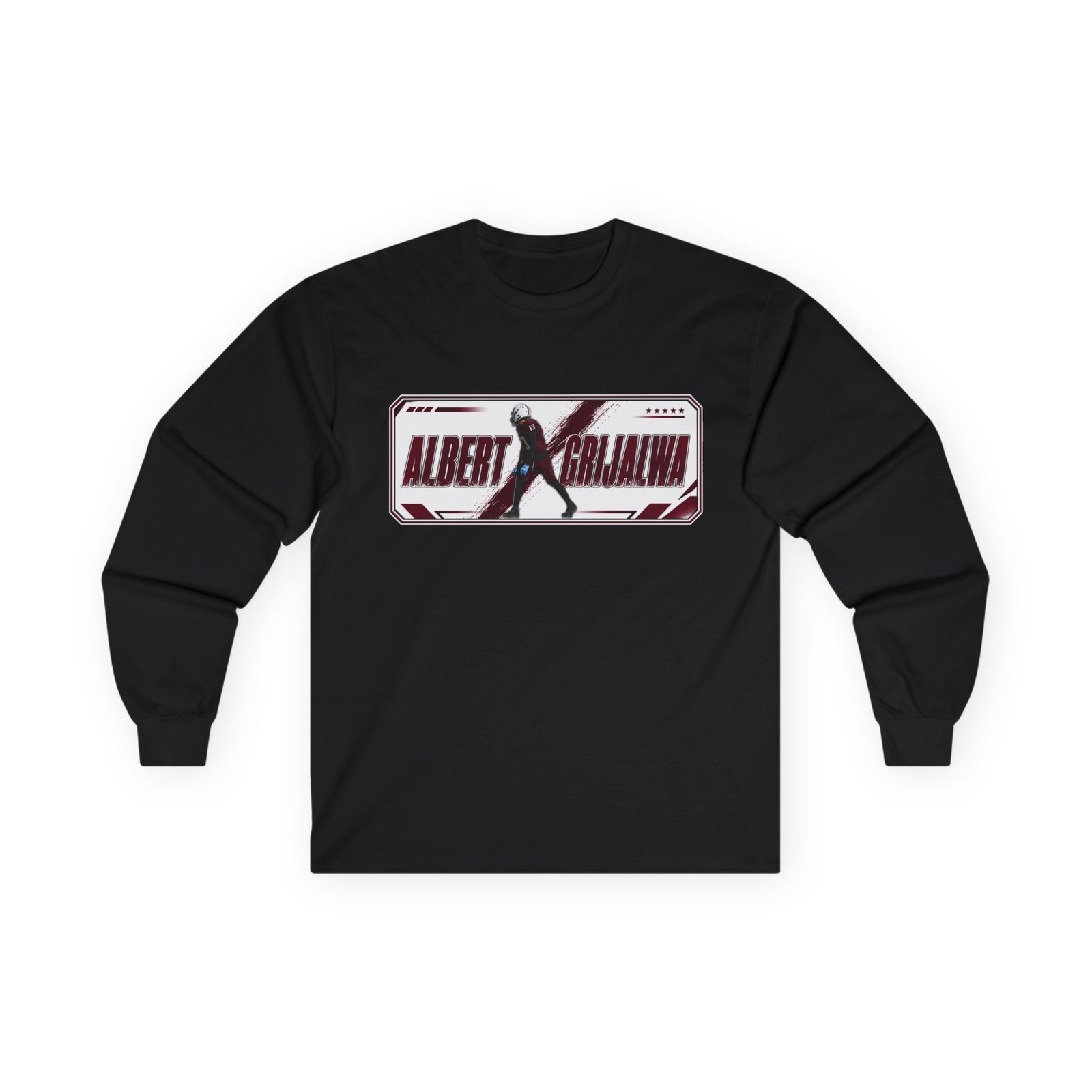 Albert Grijalva Unisex Cotton Long Sleeve Tee - Image 1