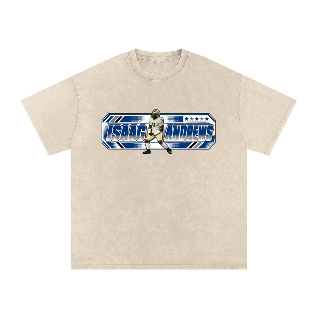 Isaac Andrews  Snow Washed Oversized TEE