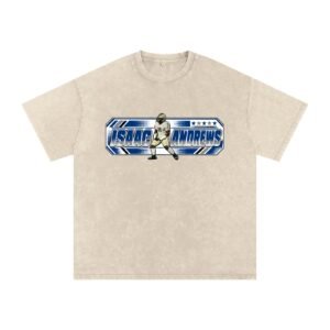 Isaac Andrews  Snow Washed Oversized TEE - Image 2