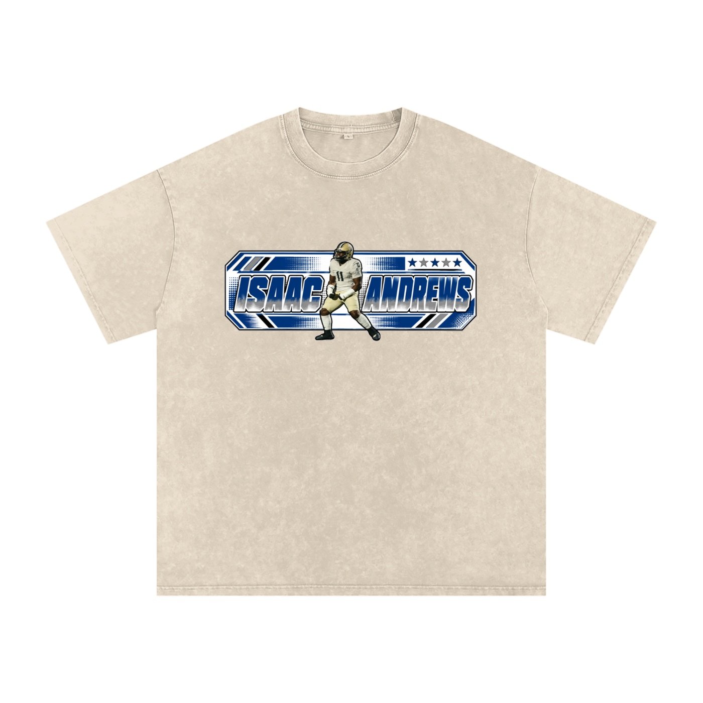 Isaac Andrews  Snow Washed Oversized TEE - Image 2