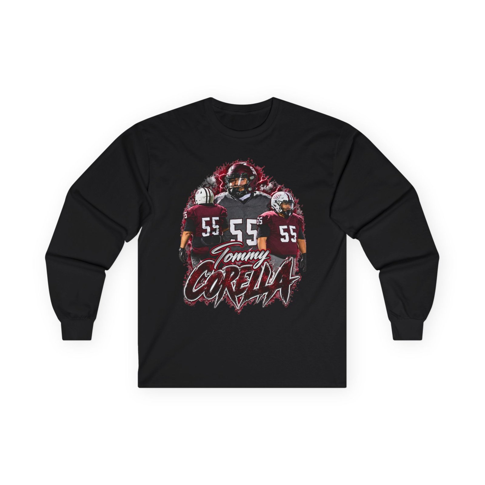 Tommy Corella Unisex Cotton Long Sleeve Tee - Image 1