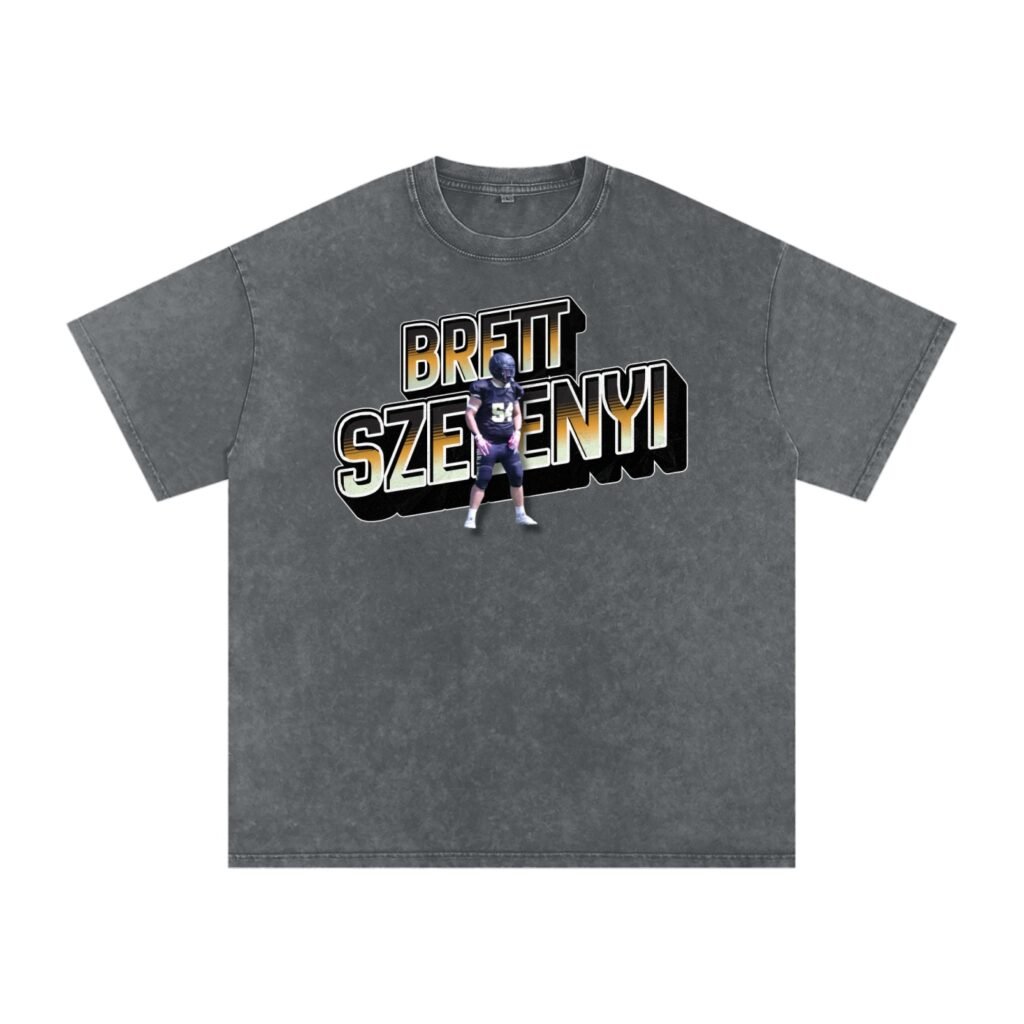brett szelenyi Snow Washed Oversized TEE