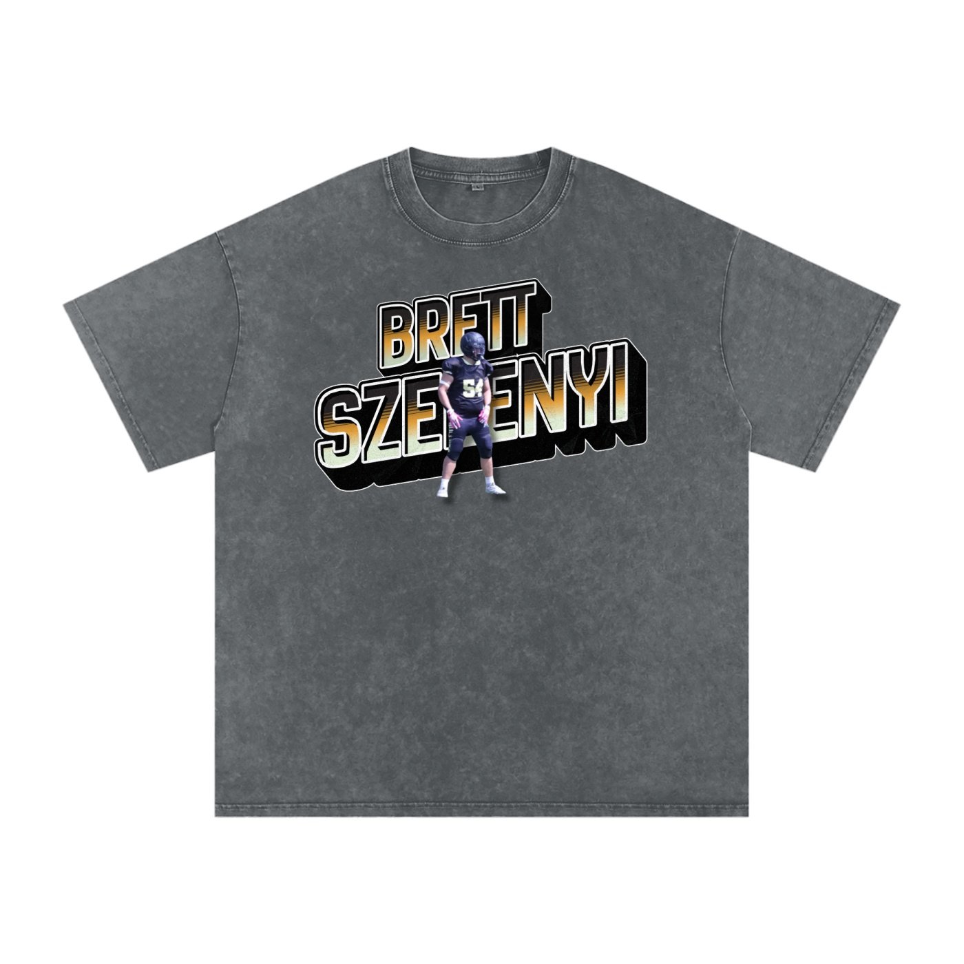 brett szelenyi Snow Washed Oversized TEE - Image 4
