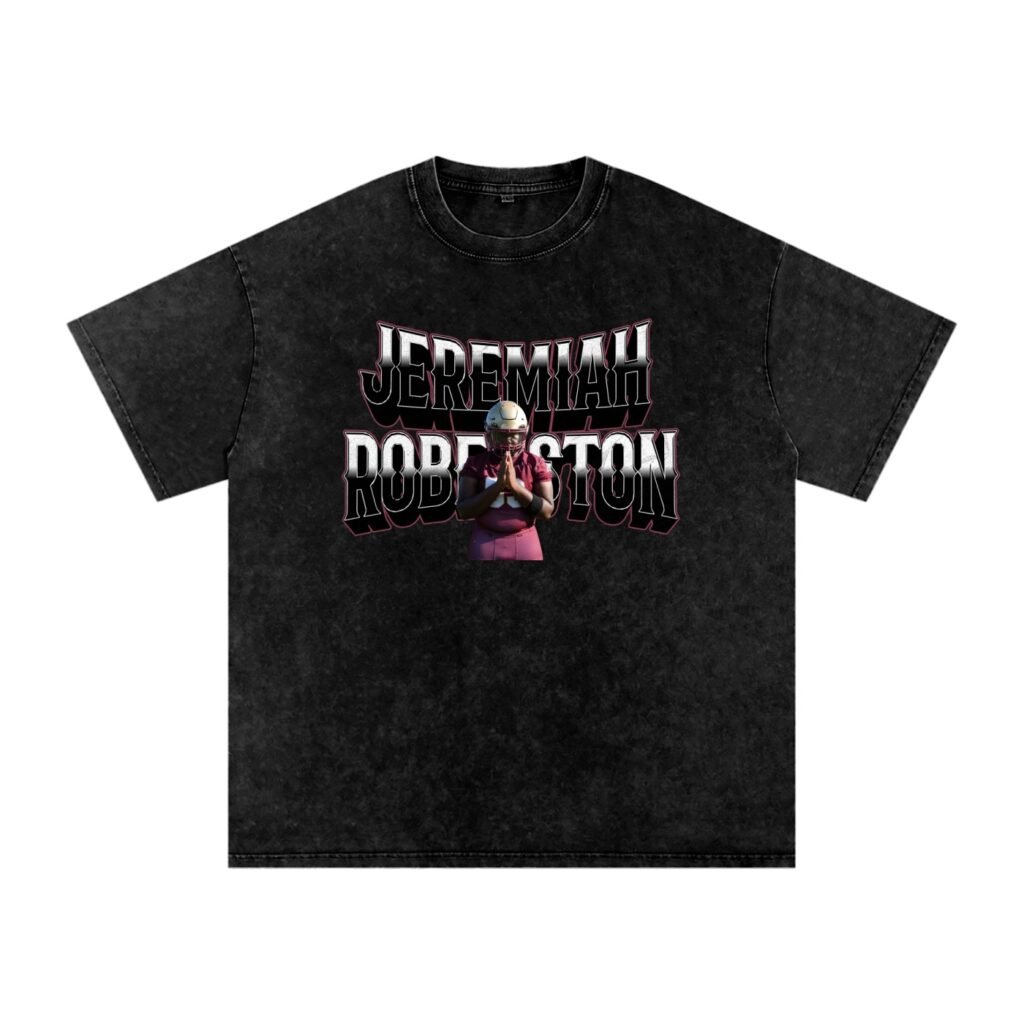 Jeremiah Robertson Snow Washed Oversized TEE