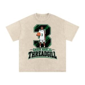 Gavin Marcel Threadgill  Snow Washed Oversized TEE - Image 2
