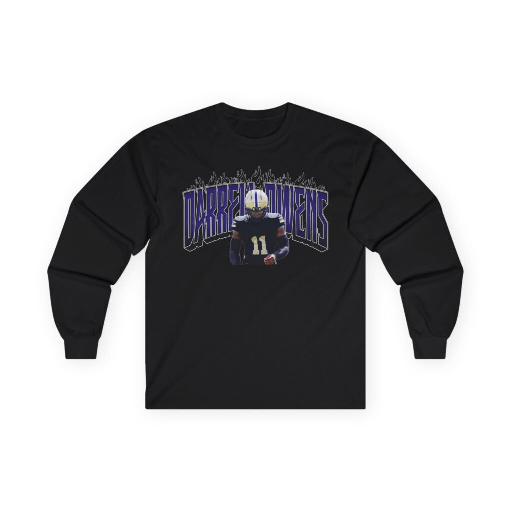 Darrell owens jr Unisex Cotton Long Sleeve Tee