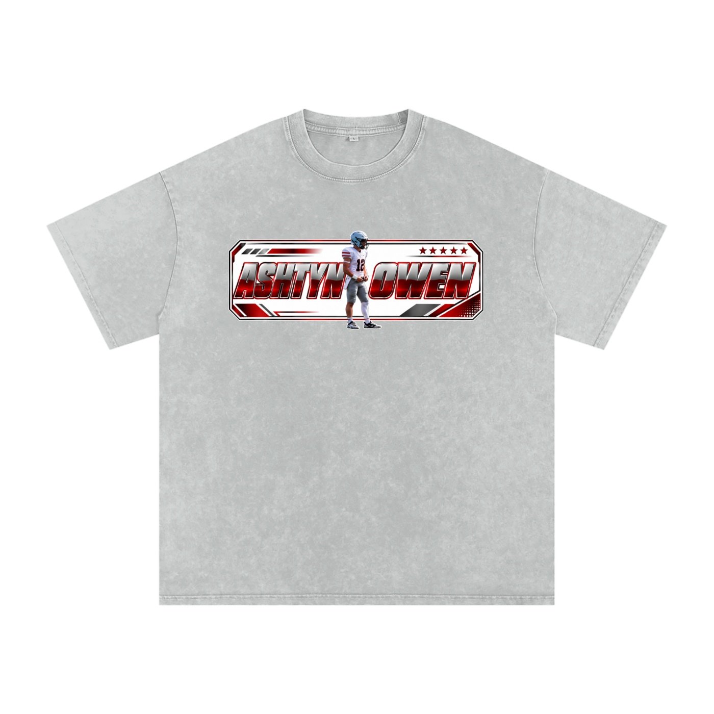 Ashtyn Owen Snow Washed Oversized TEE - Image 3