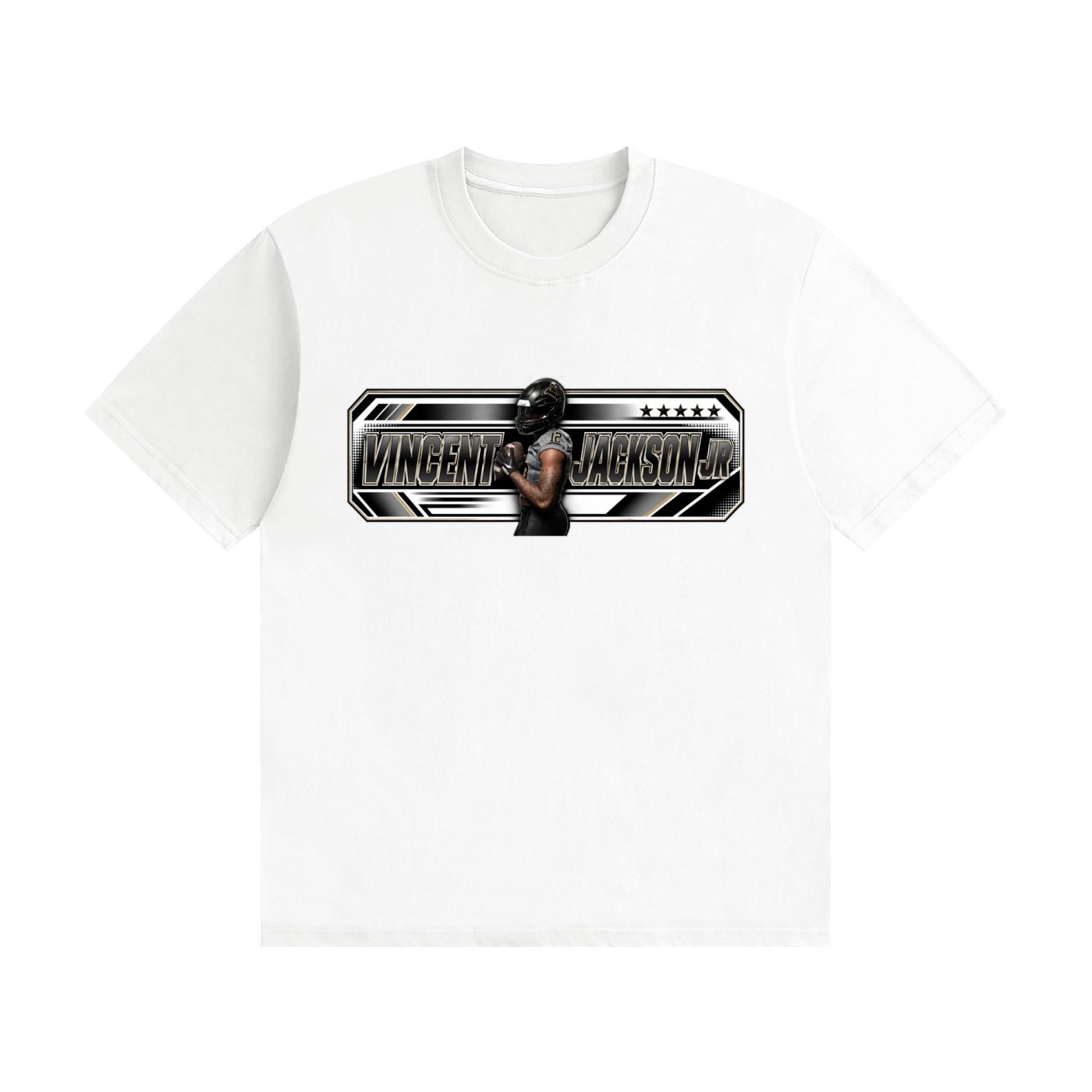 Vincent Jackson Jr Unisex Cotton T-Shirt - Image 2