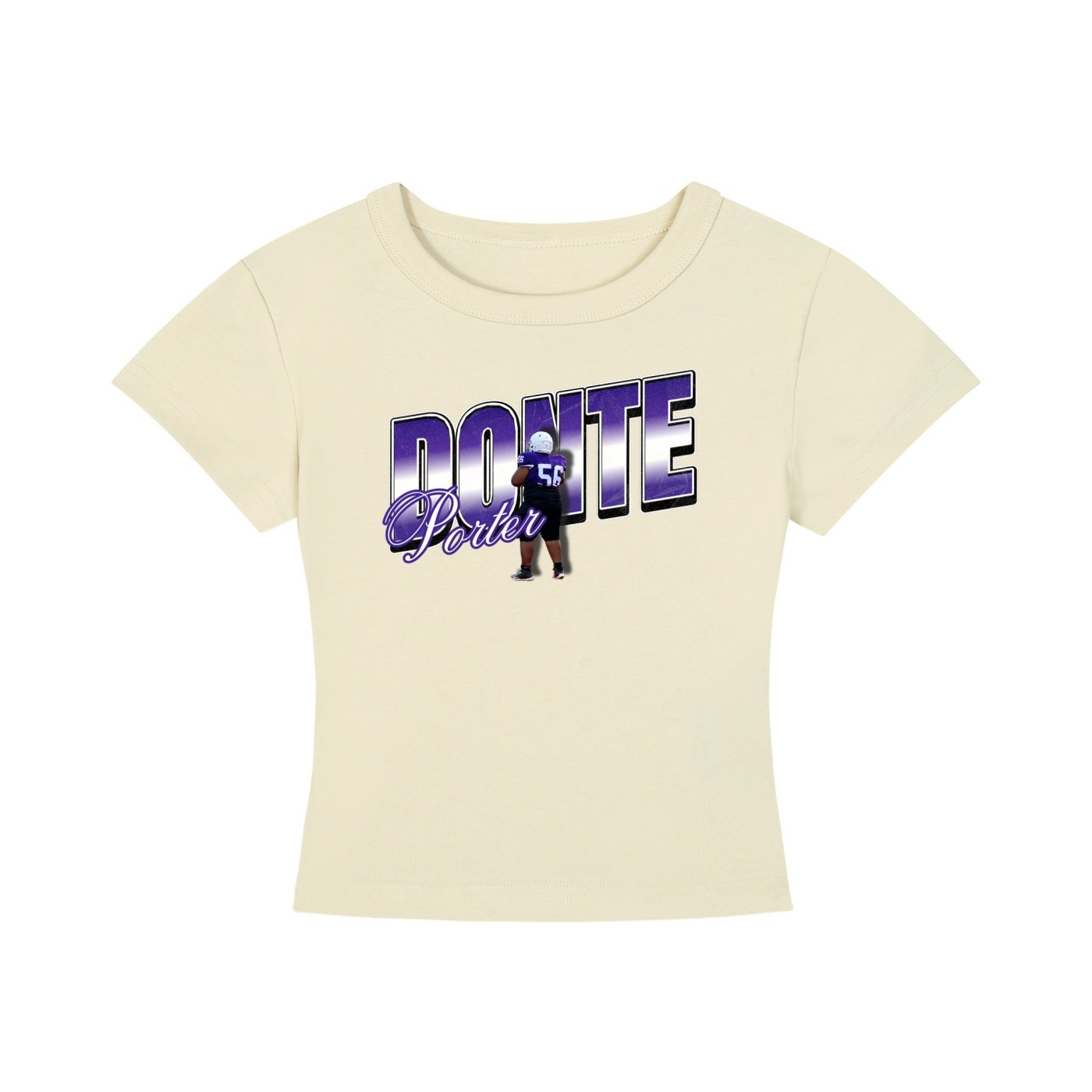 Donte Porter ll  Women's CropTop - Image 4