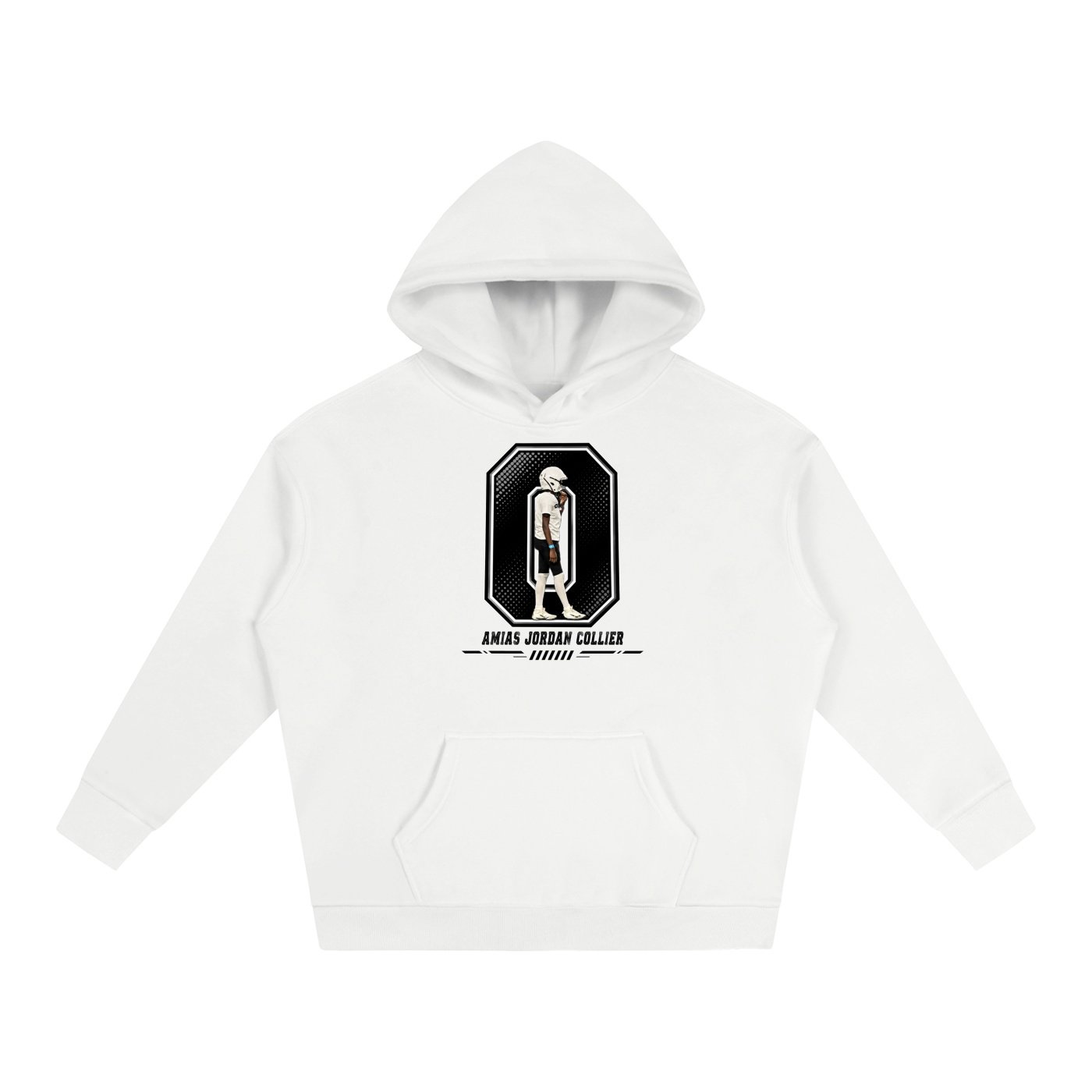 Amias Jordan collier Oversize Fleeced Hoodie - Image 2