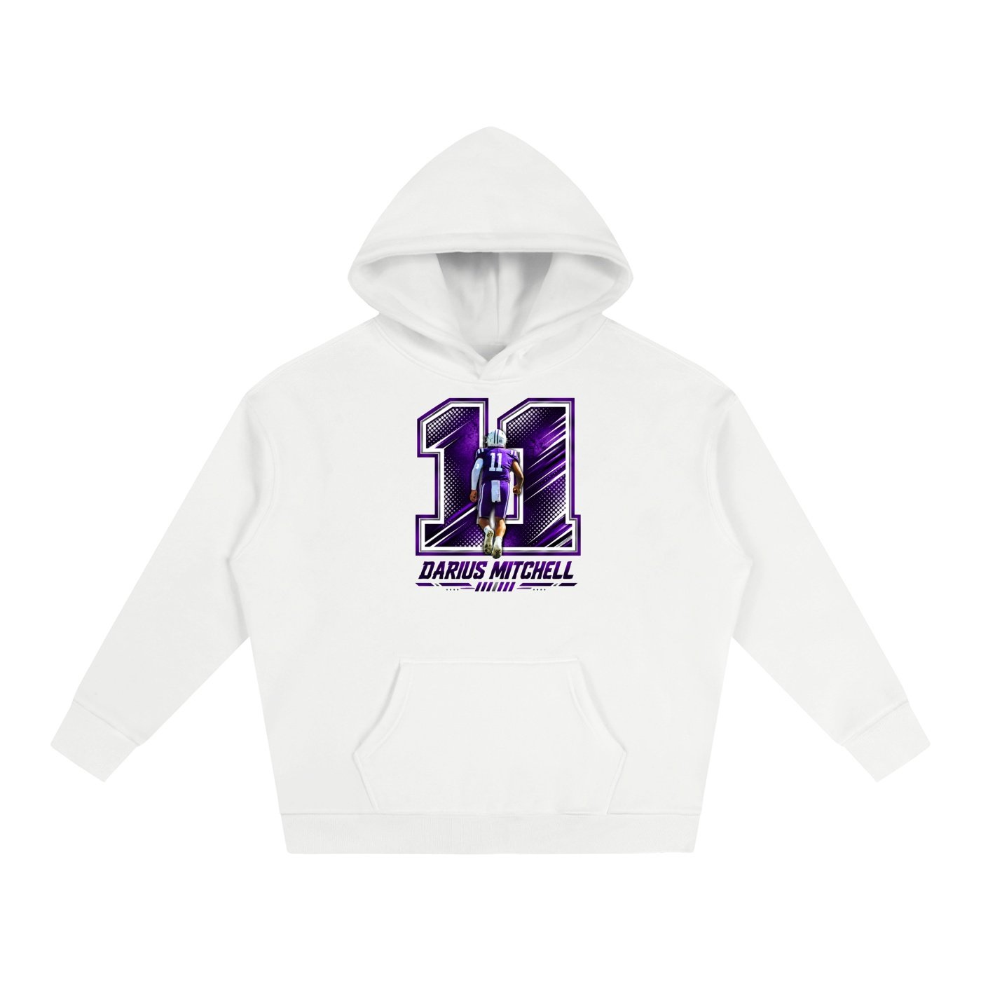 Darius Mitchell Oversize Fleeced Hoodie - Image 2